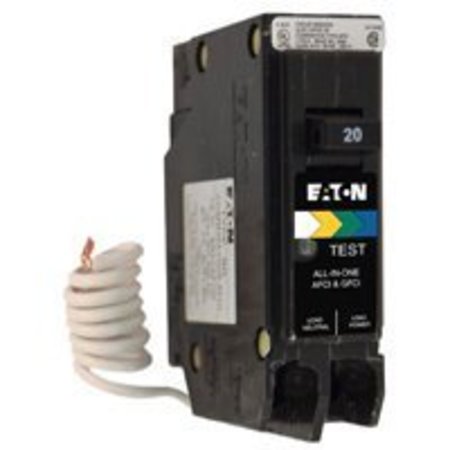 EATON CUTLER-HAMMER Circuit Breaker, BR Series 20A, 1 Pole BRN120DF